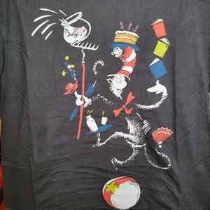 We Love Fine Cat In The Hat Dancing Cat Short Sleeve - Size Medium
